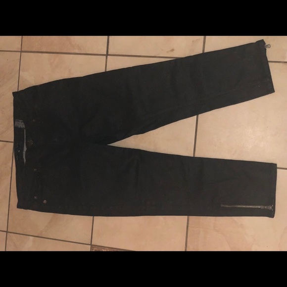 Marc Jacobs black jeans pants with zipper - Picture 1 of 8
